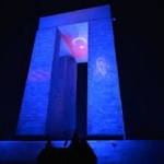 Çanakkale Şehitleri Anıtı LED'le aydınlandı